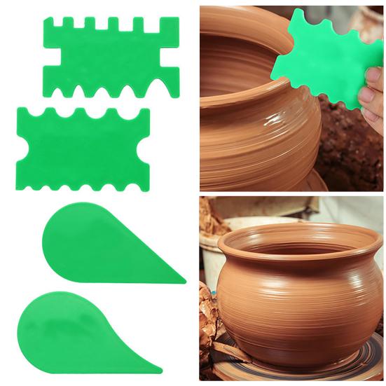Yousheng Pottery Rim Lifter Rib Foot Shaper Professional Ceramic Plate Bowl Slab Forms Trimming Tools Wheel Throwing Hand-Building Pottery Trimmer
Yousheng Pottery Rim Lifter Rib Foot Shaper Professional Ceramic Plate Bowl Slab Forms Trimming Tools Wheel Throwing Hand-Building Pottery Trimmer