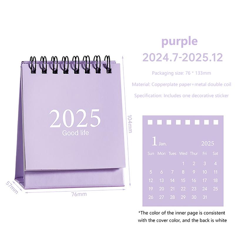 2025 Студенческое украшение рабочего стола Morandi Color Mini Calendar Simple Plan Маленький настольный календарь Милый ежедневник Офисные принадлежности светло-фиолетовый
2025 Студенческое украшение рабочего стола Morandi Color Mini Calendar Simple Plan Маленький настольный календарь Милый ежедневник Офисные принадлежности светло-фиолетовый