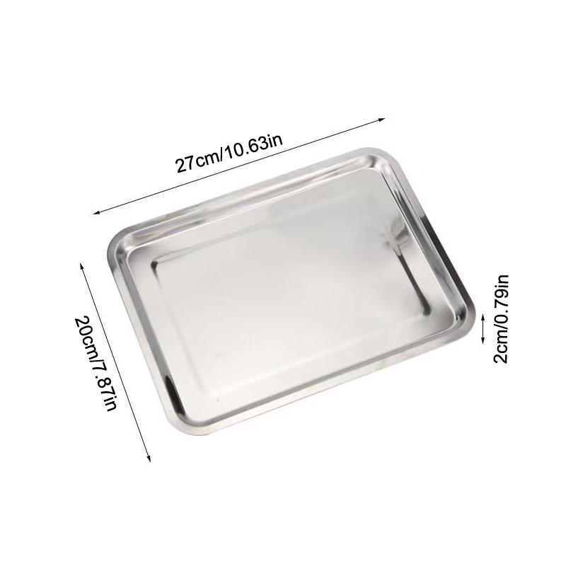 Stainless Steel Baking Tray With Removable Cooling Rack Set Non-stick BBQ Pan Tray Plate Oven Brownie Rack Cooking Roasting Dish
Stainless Steel Baking Tray With Removable Cooling Rack Set Non-stick BBQ Pan Tray Plate Oven Brownie Rack Cooking Roasting Dish