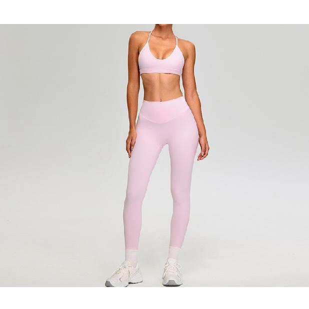 New Tight T-Shaped Back Yoga Suit Set, Elastic High Waist Fitness Suit, Running Speed Drying Fitness Suit S розовый
New Tight T-Shaped Back Yoga Suit Set, Elastic High Waist Fitness Suit, Running Speed Drying Fitness Suit S розовый