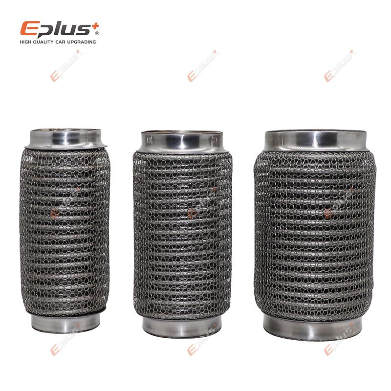 EPLUS Car Exhaust Tube Telescopic Flexible Connection Steel Mesh Bellows Stainless Steel Muffler Pipe Connector Welded Universal 45MM-120MM
EPLUS Car Exhaust Tube Telescopic Flexible Connection Steel Mesh Bellows Stainless Steel Muffler Pipe Connector Welded Universal 45MM-120MM