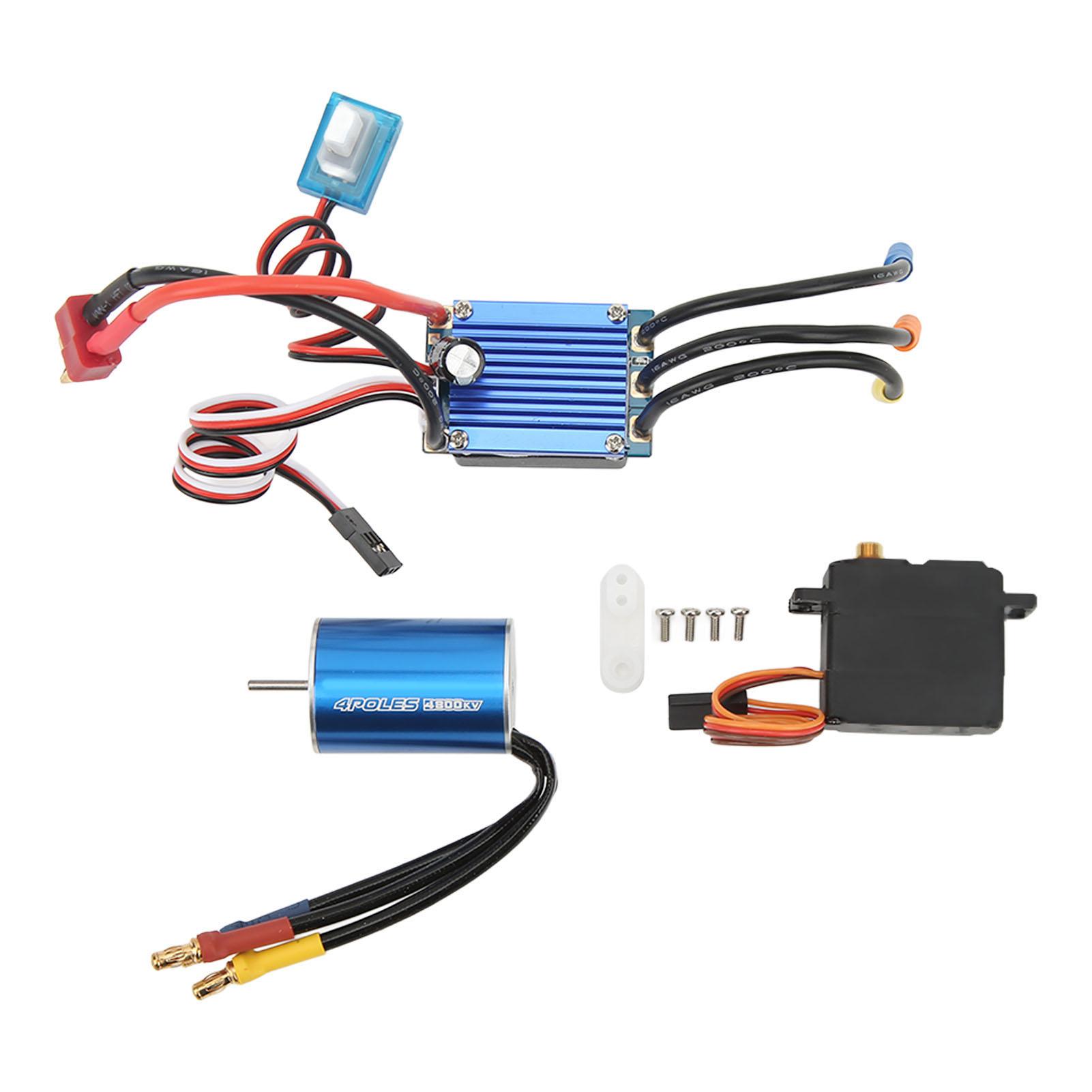 2435 4800KV Brushless Motor 25A ESC 2.2kg Servo RC Brushless Motor for 116 118 RC Car
2435 4800KV Brushless Motor 25A ESC 2.2kg Servo RC Brushless Motor for 116 118 RC Car