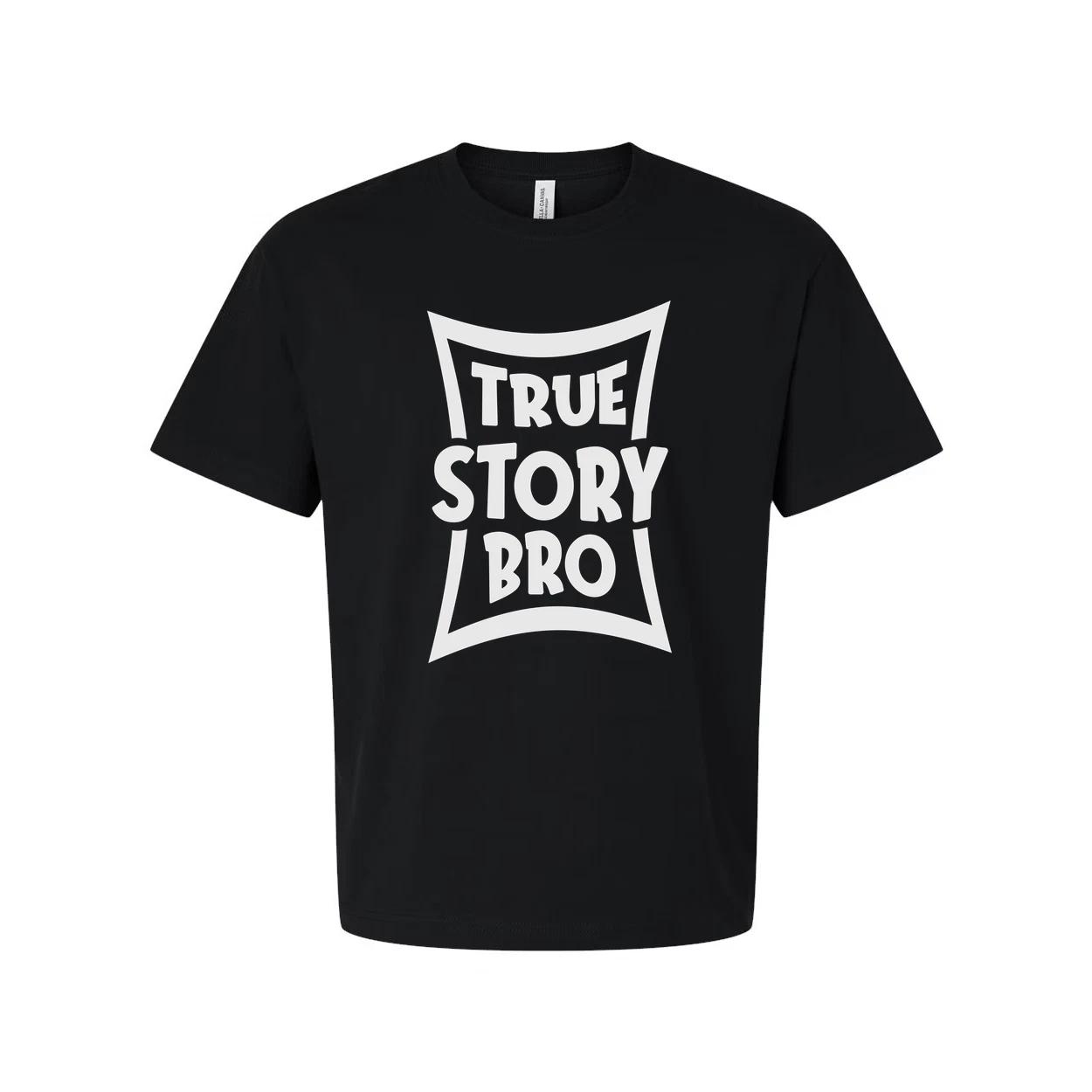 Unisex Graphic Tee With True Story Bro Shield Logo Print On Comfortable Everyday 2XL
Unisex Graphic Tee With True Story Bro Shield Logo Print On Comfortable Everyday 2XL