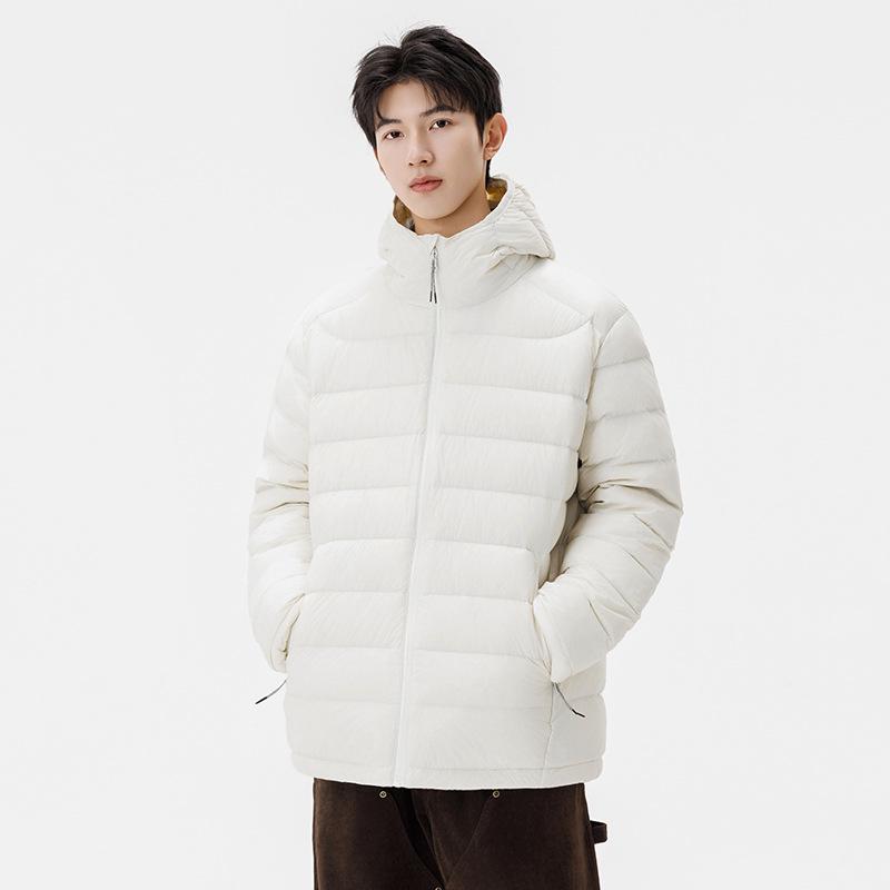 Men s Hooded Ribbed White Duck Down Jacket - Lightweight, Short, and Thick Winter Coat for Couples 2XL білий
Men s Hooded Ribbed White Duck Down Jacket - Lightweight, Short, and Thick Winter Coat for Couples 2XL білий