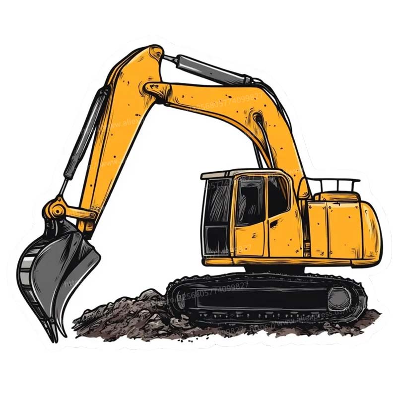 Excavator Car Sticker Decal Vinyl Detachable Waterproof Outdoor Car Bumper Window Notebook Computer Decoration Car Accessories SH630 A-15cm Longest Side
Excavator Car Sticker Decal Vinyl Detachable Waterproof Outdoor Car Bumper Window Notebook Computer Decoration Car Accessories SH630 A-15cm Longest Side