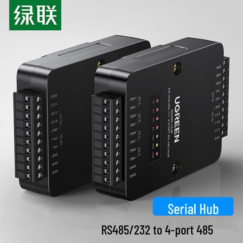 Ugreen Industrial RS-232/RS-485 to 4-Port RS-485 Serial Hub
Ugreen Industrial RS-232/RS-485 to 4-Port RS-485 Serial Hub