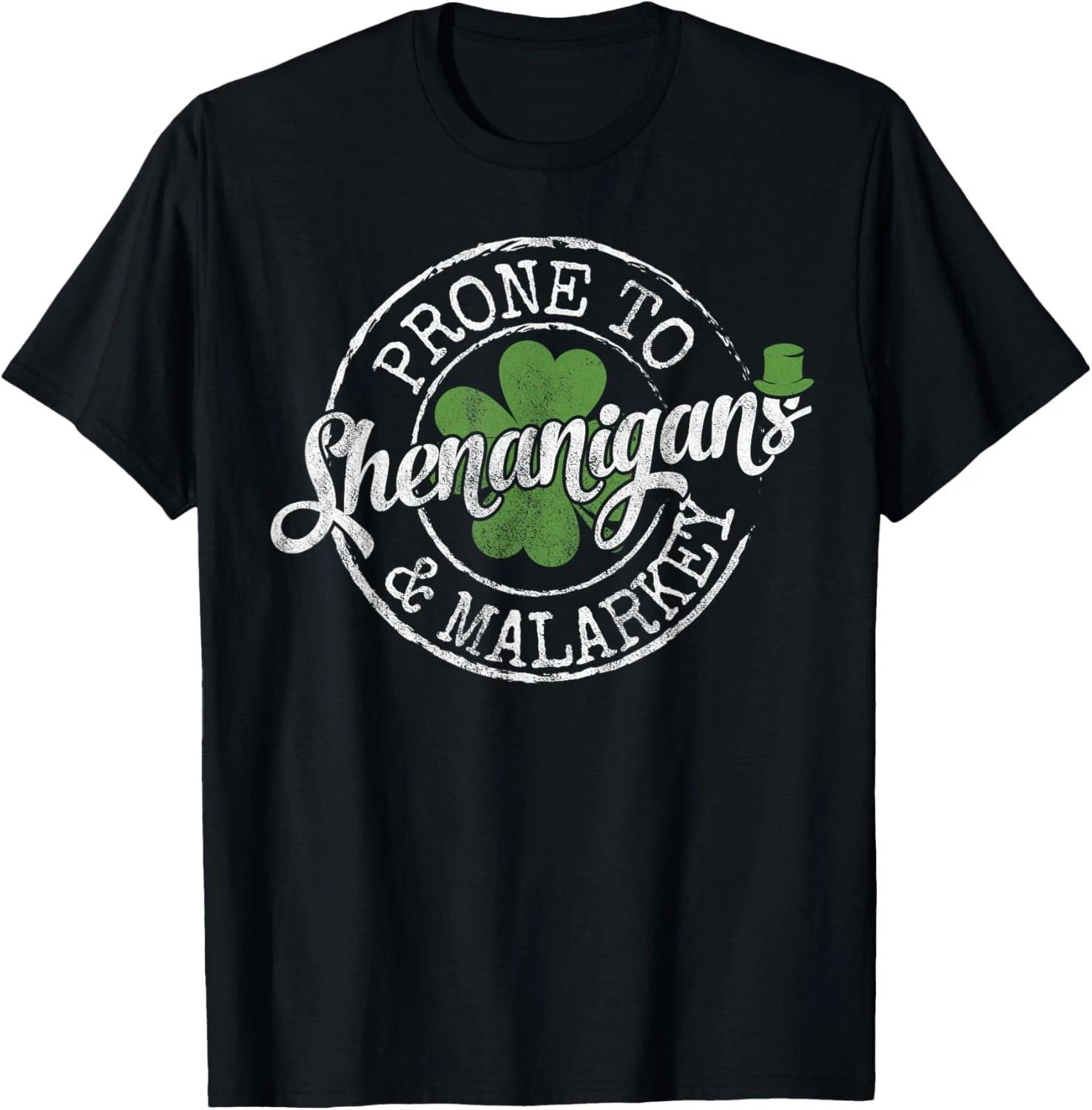 Prone to Shenanigans Malarkey Fun Clovers St Patrick s Day Gift Unisex T-Shirt 2XL
Prone to Shenanigans Malarkey Fun Clovers St Patrick s Day Gift Unisex T-Shirt 2XL