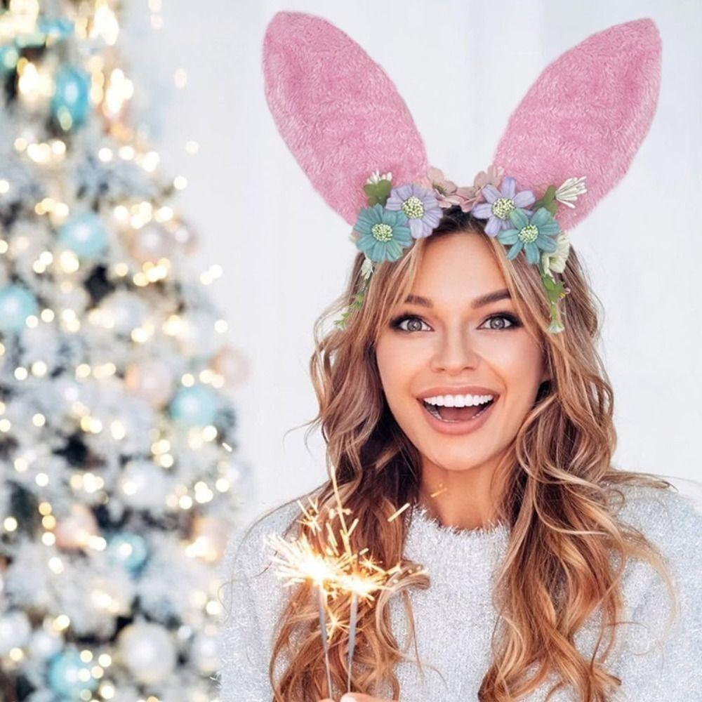 Аксессуары для волос Пасхальный день повязка на голову с цветочными ушками повязка на голову новая повязка для волос с кроликом 
Аксессуары для волос Пасхальный день повязка на голову с цветочными ушками повязка на голову новая повязка для волос с кроликом