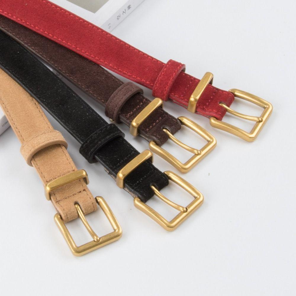 Luxury Design Suede Leather Belt Casual Business Waist Strap Fashion Frosted Cowhide Belt Gifts коричневий
Luxury Design Suede Leather Belt Casual Business Waist Strap Fashion Frosted Cowhide Belt Gifts коричневий