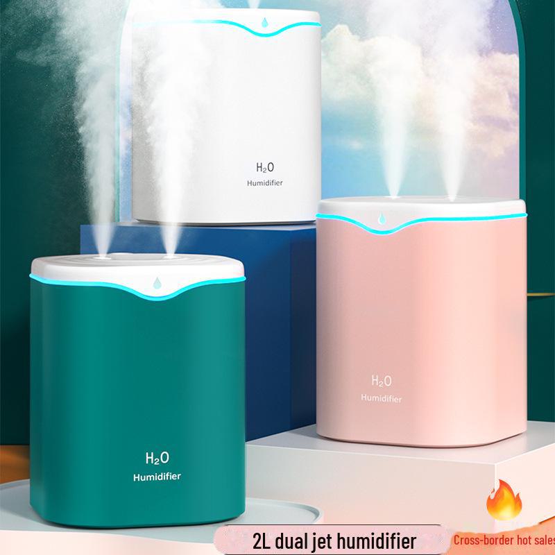 Настольный увлажнитель и очиститель воздуха Waterdrop объемом 2 л. Water Drop 330 розовый