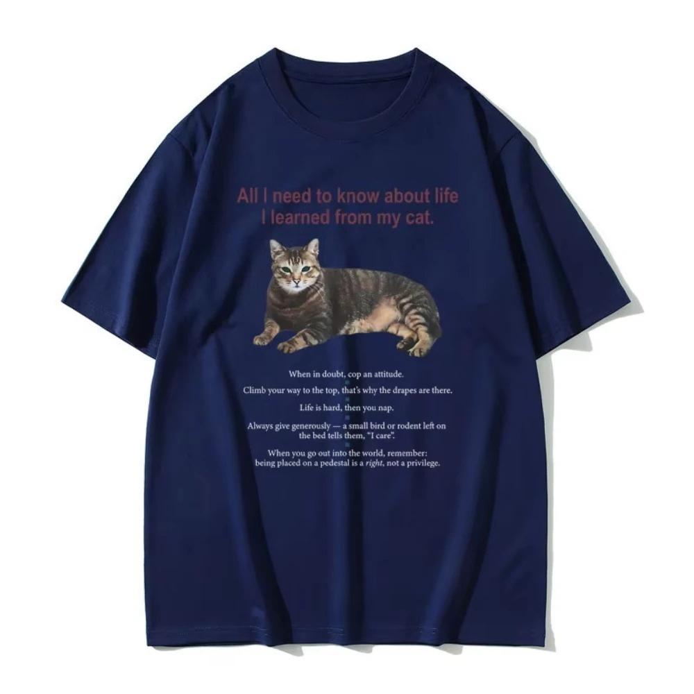 All I Need To Know about Life I Learned From My Cat Graphic Tshirt Unisex Women Trendy Cotton Oversized Tshirt Y2K Cute T Shirt 4XL
All I Need To Know about Life I Learned From My Cat Graphic Tshirt Unisex Women Trendy Cotton Oversized Tshirt Y2K Cute T Shirt 4XL