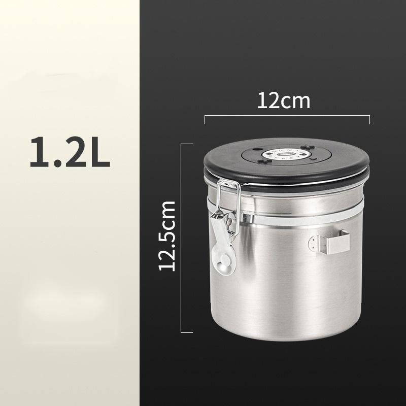Stainless Steel Coffee Canister Coffee Bean Storage Airtight Containers with Date with Spoon Vent Valve Kitchen Food Storage Jar
Stainless Steel Coffee Canister Coffee Bean Storage Airtight Containers with Date with Spoon Vent Valve Kitchen Food Storage Jar