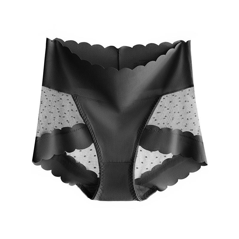 Весна-лето Бесшовное нижнее белье для женщин Сексуальные сетчатые трусы из чистого хлопка с антибактериальным эффектом и высокой талией, компрессионные трусики-треугольники для живота XL чёрный
Весна-лето Бесшовное нижнее белье для женщин Сексуальные сетчатые трусы из чистого хлопка с антибактериальным эффектом и высокой талией, компрессионные трусики-треугольники для живота XL чёрный