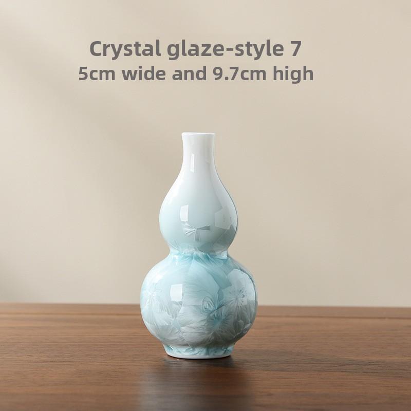Ceramic Crystalline Glaze Gradient Vase Flower Holder Tea Room Coffee Shop Decor
Ceramic Crystalline Glaze Gradient Vase Flower Holder Tea Room Coffee Shop Decor