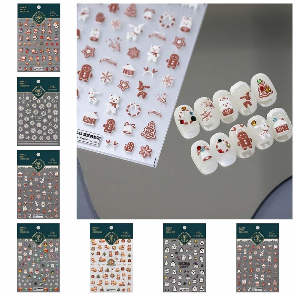 Nail Art Decoration Christmas Nail Stickers DIY Nail Charms Christmas Nail Decals Cute Nail Salon
Nail Art Decoration Christmas Nail Stickers DIY Nail Charms Christmas Nail Decals Cute Nail Salon