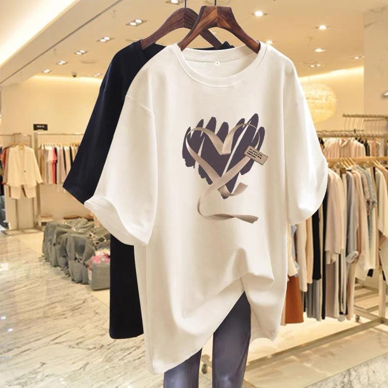 White short-sleeved t-shirt women s pure cotton 2025 summer new loose large size medium and long t-shirt half-sleeved versatile top S
White short-sleeved t-shirt women s pure cotton 2025 summer new loose large size medium and long t-shirt half-sleeved versatile top S