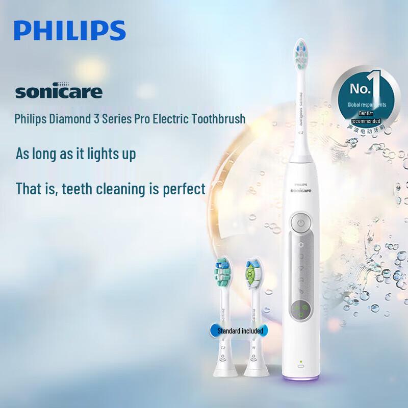 Philips DiamondClean 3 Series Pro Sonic Electric Toothbrush
Philips DiamondClean 3 Series Pro Sonic Electric Toothbrush