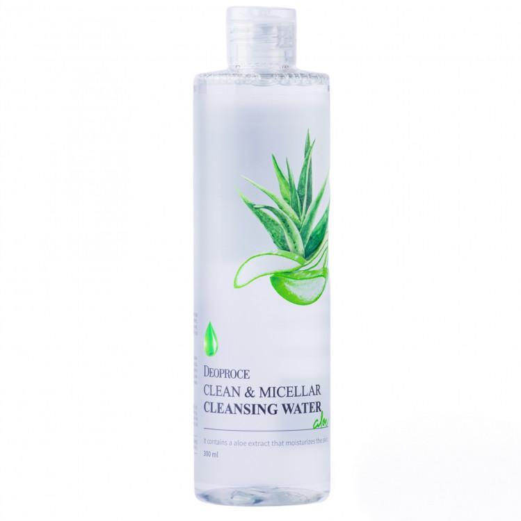 Мицеллярная вода с экстрактом алоэ DEOPROCE CLEAN & MICELLAR CLEANSING WATER ALOE 300мл
Мицеллярная вода с экстрактом алоэ DEOPROCE CLEAN & MICELLAR CLEANSING WATER ALOE 300мл