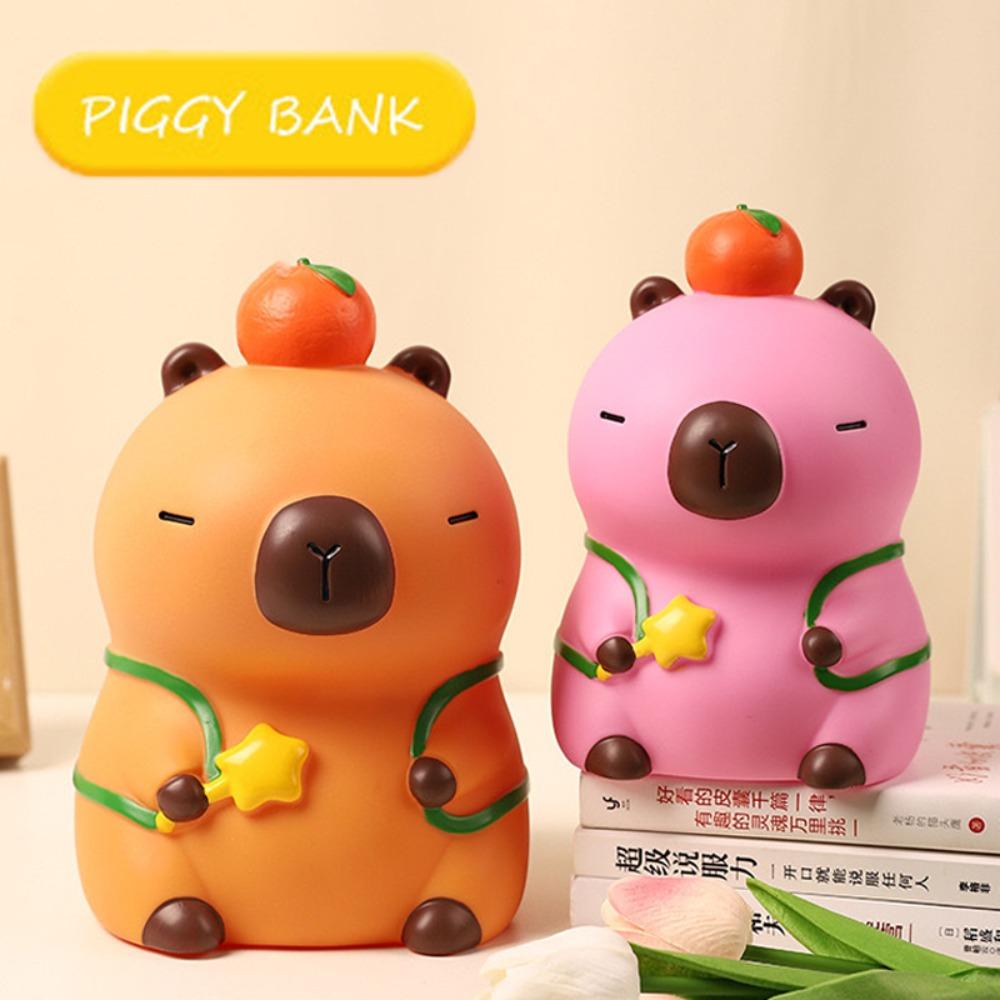 Decorative Capybara Money Boxes Large Capacity Capybara Kids Storage Box Home Decoration
Decorative Capybara Money Boxes Large Capacity Capybara Kids Storage Box Home Decoration