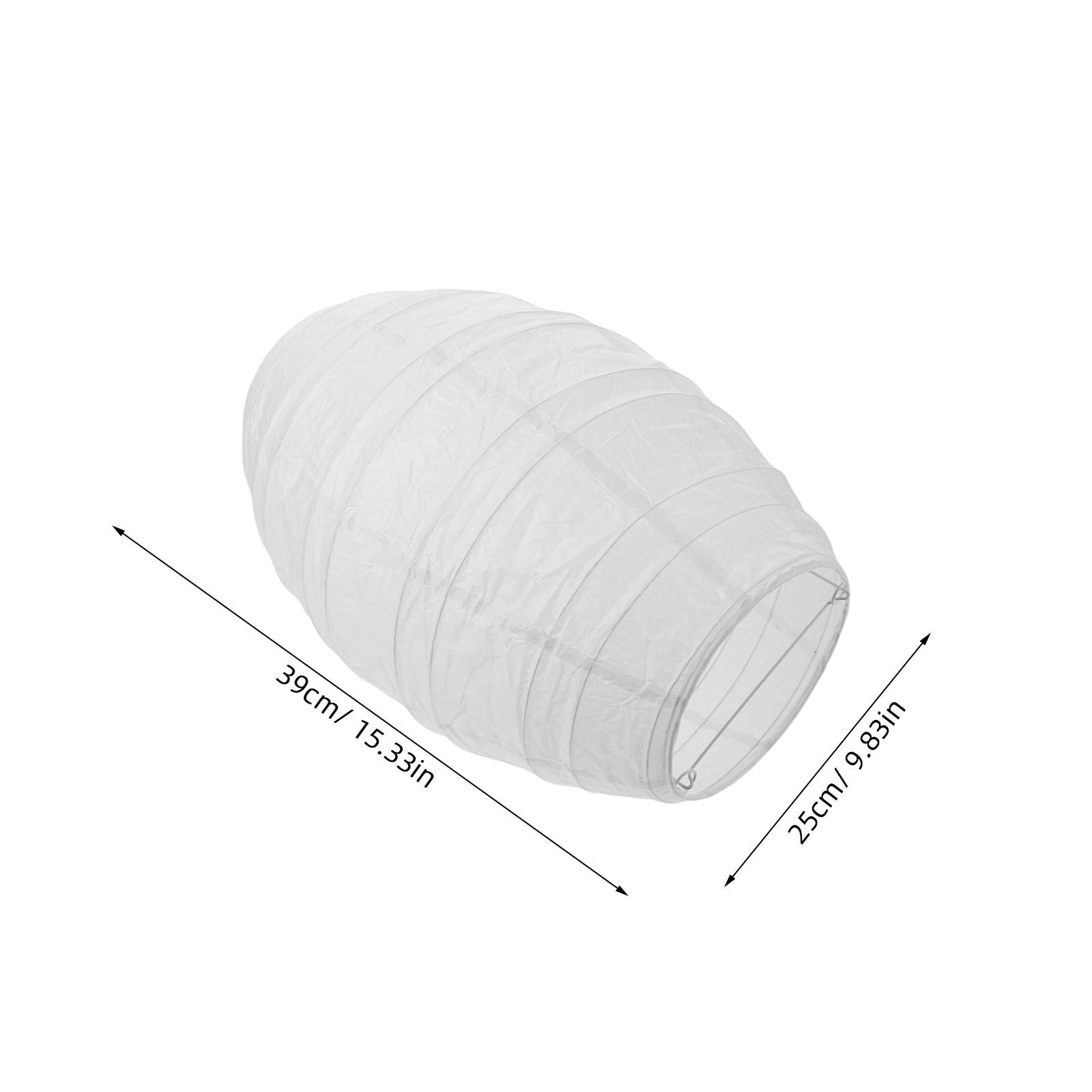 Oval Handmade Paper Lantern Shade Foldable Hanging Ceiling Lamp Cover for Living Room Bedroom Lantern Shade білий
Oval Handmade Paper Lantern Shade Foldable Hanging Ceiling Lamp Cover for Living Room Bedroom Lantern Shade білий