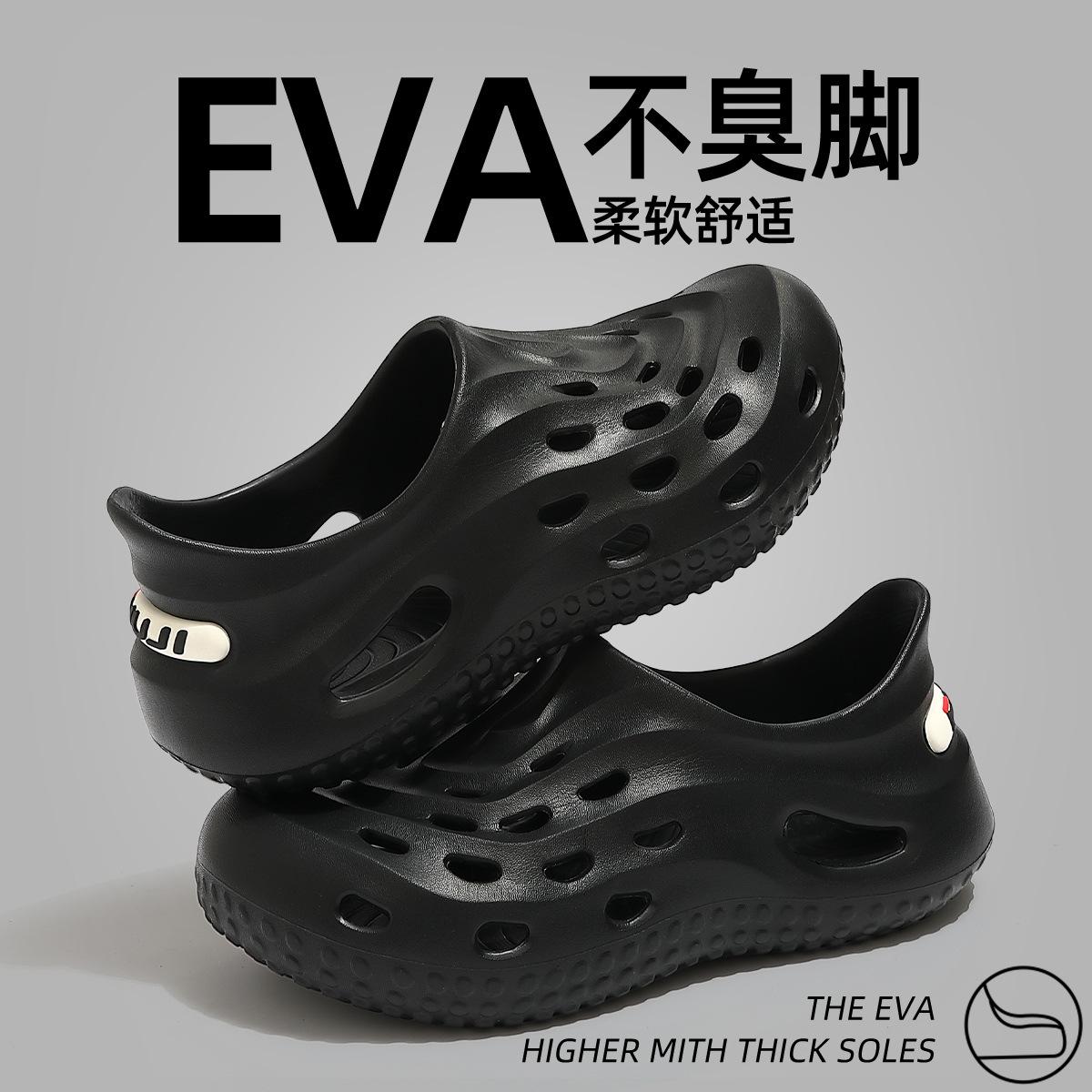 Summer water ripple outer hole shoes new EVA comfortable non-slip and wear-resistant bag head sandals 40-41 чёрный
Summer water ripple outer hole shoes new EVA comfortable non-slip and wear-resistant bag head sandals 40-41 чёрный