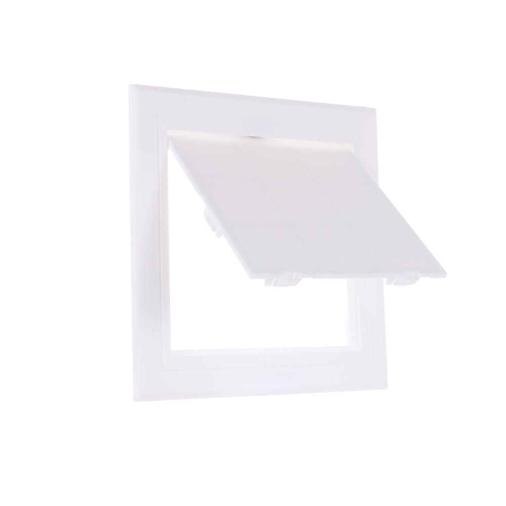 White Access Panel Door Plastic Inspection Hole Hinged Access Hatch Doors Wall Ceiling 100x100mm
White Access Panel Door Plastic Inspection Hole Hinged Access Hatch Doors Wall Ceiling 100x100mm