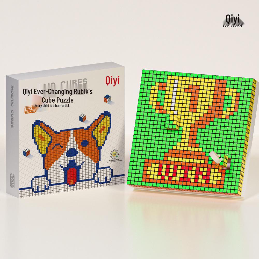 Qiyi 10x10 Mini Rubik s Cube Puzzle - 3CM Educational Toy for Children
Qiyi 10x10 Mini Rubik s Cube Puzzle - 3CM Educational Toy for Children