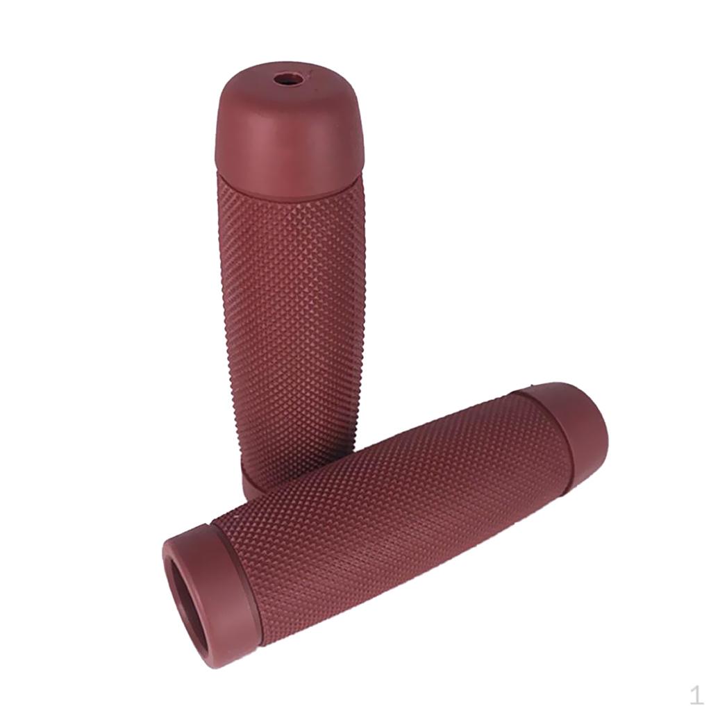 2pcs Motorcycle Motorbike Rubber Covered 7/8 22mm Grips - Brown, 22mm
2pcs Motorcycle Motorbike Rubber Covered 7/8 22mm Grips - Brown, 22mm