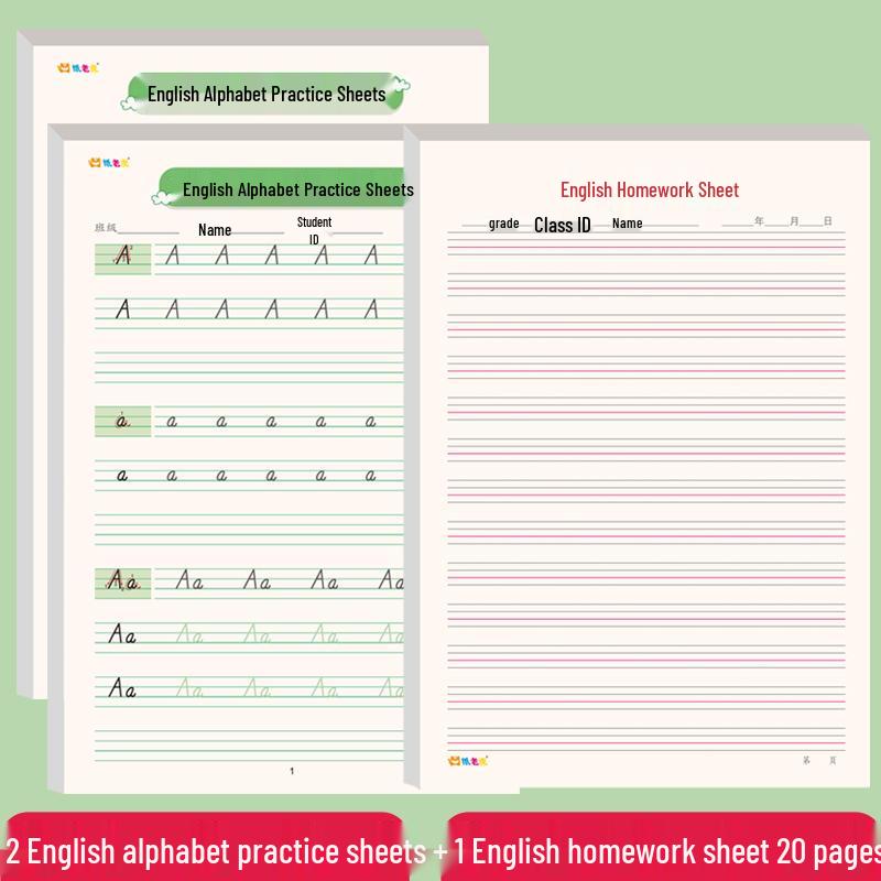 Thick English Alphabet Tracing Workbook for Kindergarten and First Grade Kids
Thick English Alphabet Tracing Workbook for Kindergarten and First Grade Kids