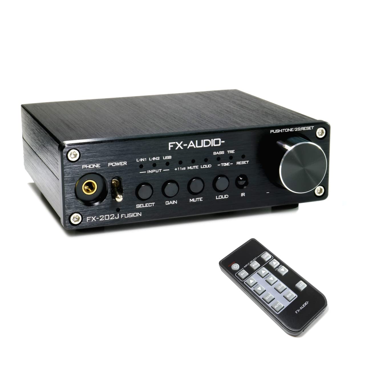 FUSION Tripath Equipped with digital amplifier IC Integrated amplifier USB input DAC amplifier Remote control included as standard FX-AUDIO- FX-202J
FUSION Tripath Equipped with digital amplifier IC Integrated amplifier USB input DAC amplifier Remote control included as standard FX-AUDIO- FX-202J