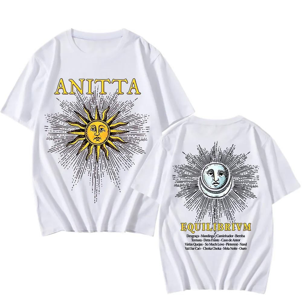 EQUILIBRIVM SUN T-SHIRT Singer Anitta Graphic Printing Tshirts Cotton Summer O-neck Fashion Tees Soft Short Sleeve Mens Women Clothing 4XL
EQUILIBRIVM SUN T-SHIRT Singer Anitta Graphic Printing Tshirts Cotton Summer O-neck Fashion Tees Soft Short Sleeve Mens Women Clothing 4XL