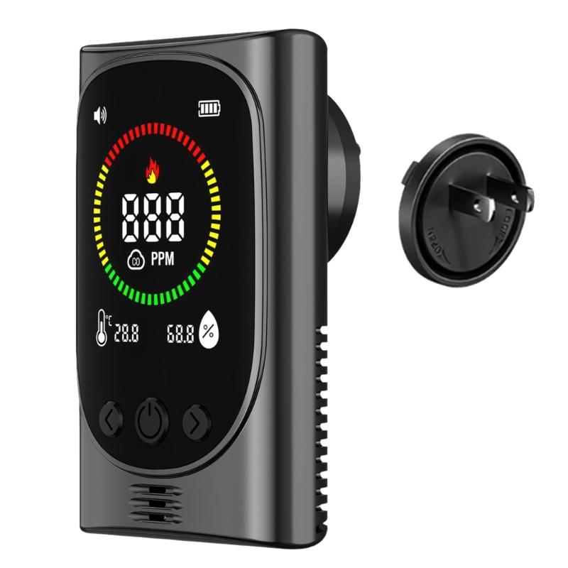 Combustible Gas Detector With CO Temperature Humidity Monitoring For Kitchen Home Bathroom Garage Plugs In Use 1
Combustible Gas Detector With CO Temperature Humidity Monitoring For Kitchen Home Bathroom Garage Plugs In Use 1