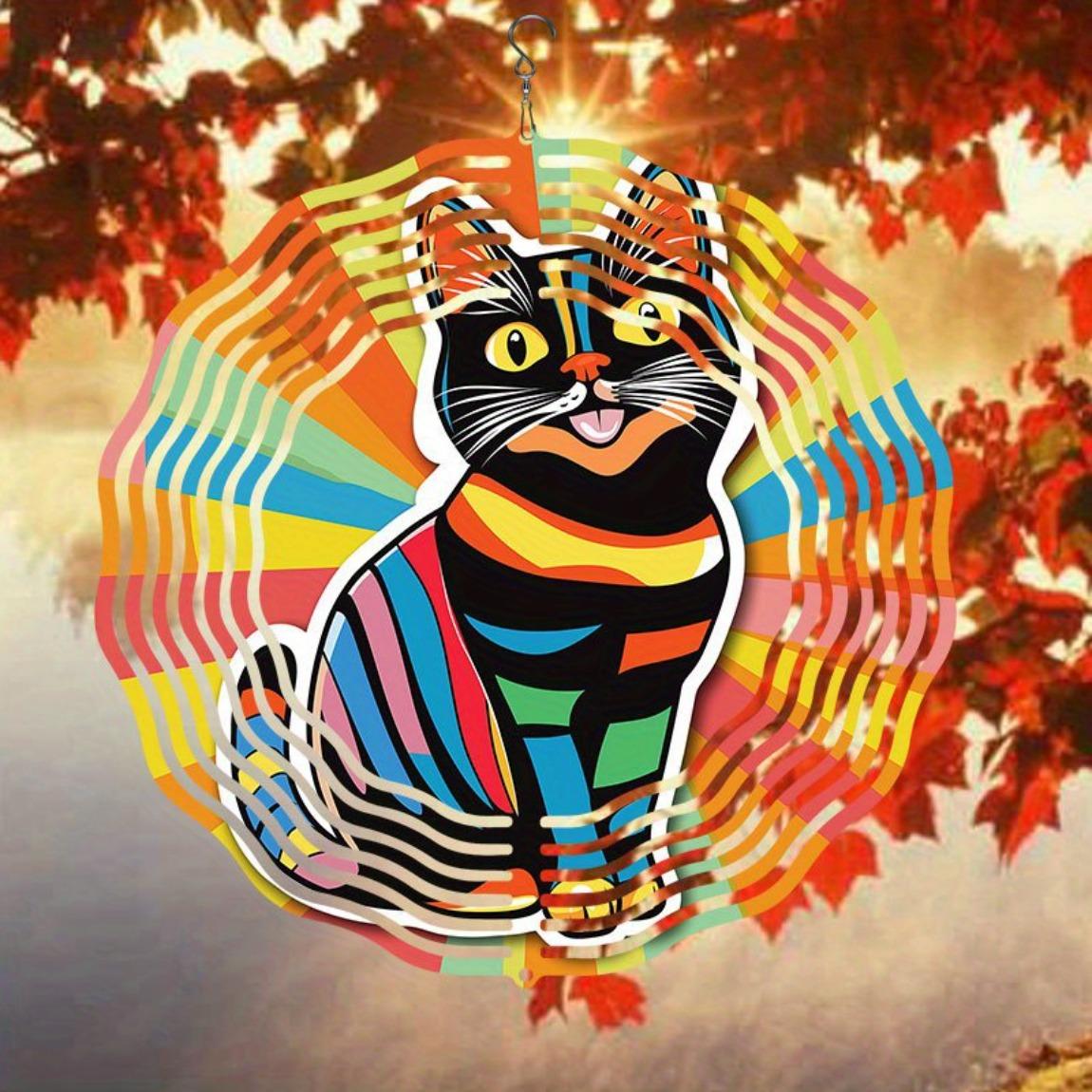 Colorful Cute Kitten Windmill Outdoor Garden Decor Infinite Rotation Wind Chime for Home Yard Patio Christmas Holiday Decoration 01A
Colorful Cute Kitten Windmill Outdoor Garden Decor Infinite Rotation Wind Chime for Home Yard Patio Christmas Holiday Decoration 01A