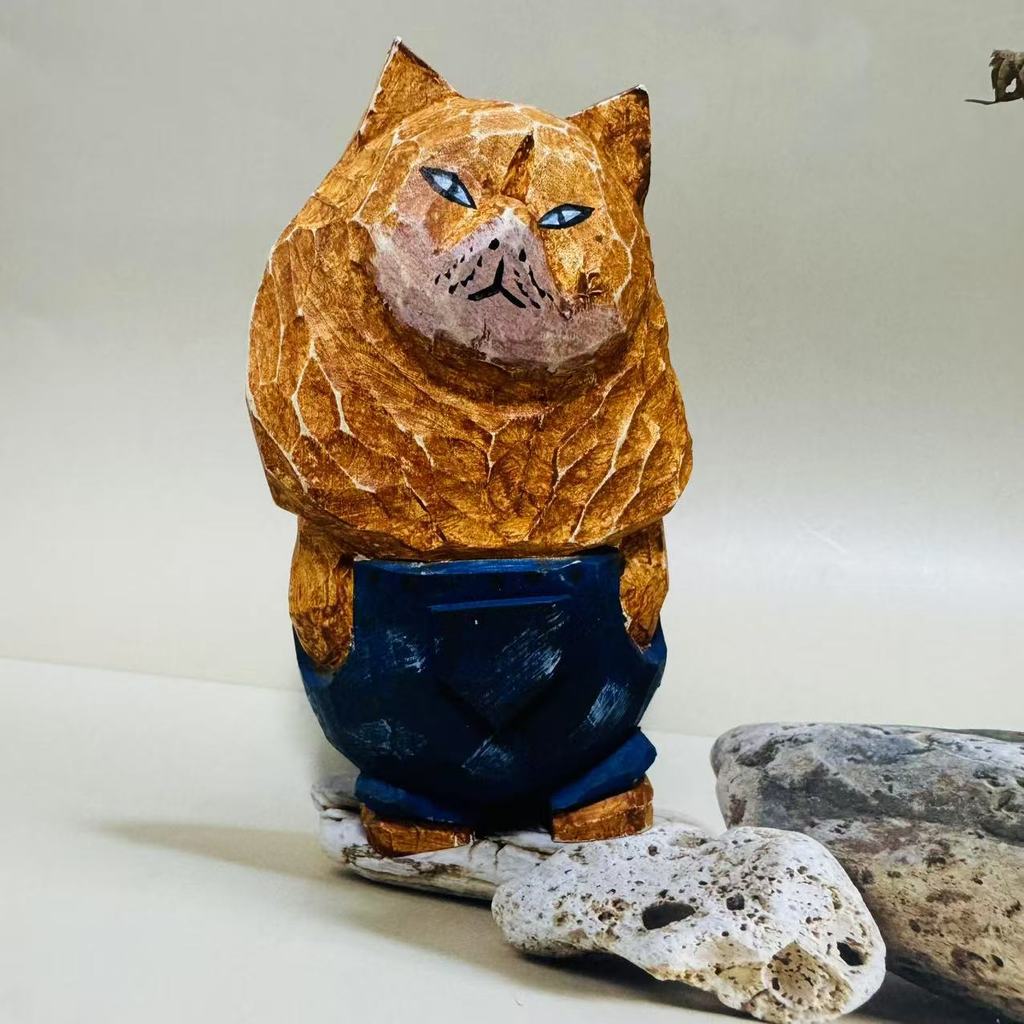 Wooden Cat Figurine Modern Minimalist Office Desk Decor Gift For Home And Work Style H
Wooden Cat Figurine Modern Minimalist Office Desk Decor Gift For Home And Work Style H