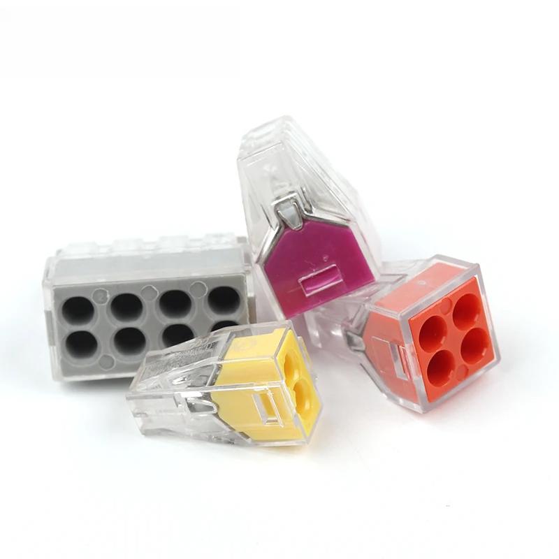 102/104/106/108 Universal Compact Wire Connectors Push-in Conductor Terminal Block 2/4/6/8 Pin Mini Fast Junction Box 25 PCS
102/104/106/108 Universal Compact Wire Connectors Push-in Conductor Terminal Block 2/4/6/8 Pin Mini Fast Junction Box 25 PCS