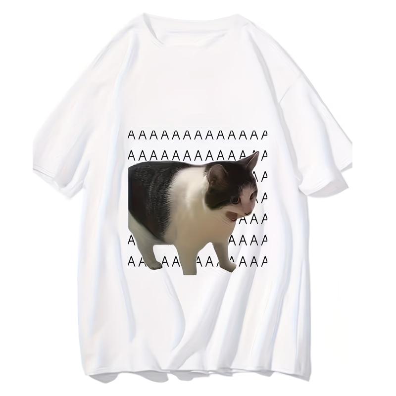 Casual Short-Sleeve Round-Neck T-Shirts for Men in Summer Fashion Cat Top Loose Sport Jogging Shirt Tees for Men and Women XS белый
Casual Short-Sleeve Round-Neck T-Shirts for Men in Summer Fashion Cat Top Loose Sport Jogging Shirt Tees for Men and Women XS белый