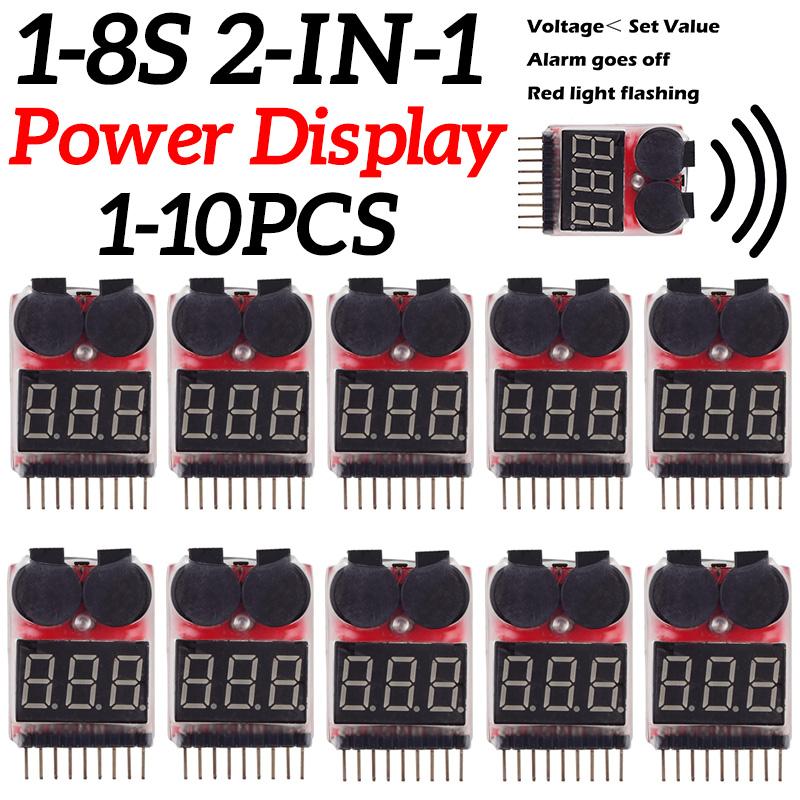 2 в 1 1-8S Lipo/Li-ion/Fe тестер напруги акумулятора низької напруги зумер перевірка сигналізації для транспортних засобів та іграшок дистанційного керування білий
2 в 1 1-8S Lipo/Li-ion/Fe тестер напруги акумулятора низької напруги зумер перевірка сигналізації для транспортних засобів та іграшок дистанційного керування білий