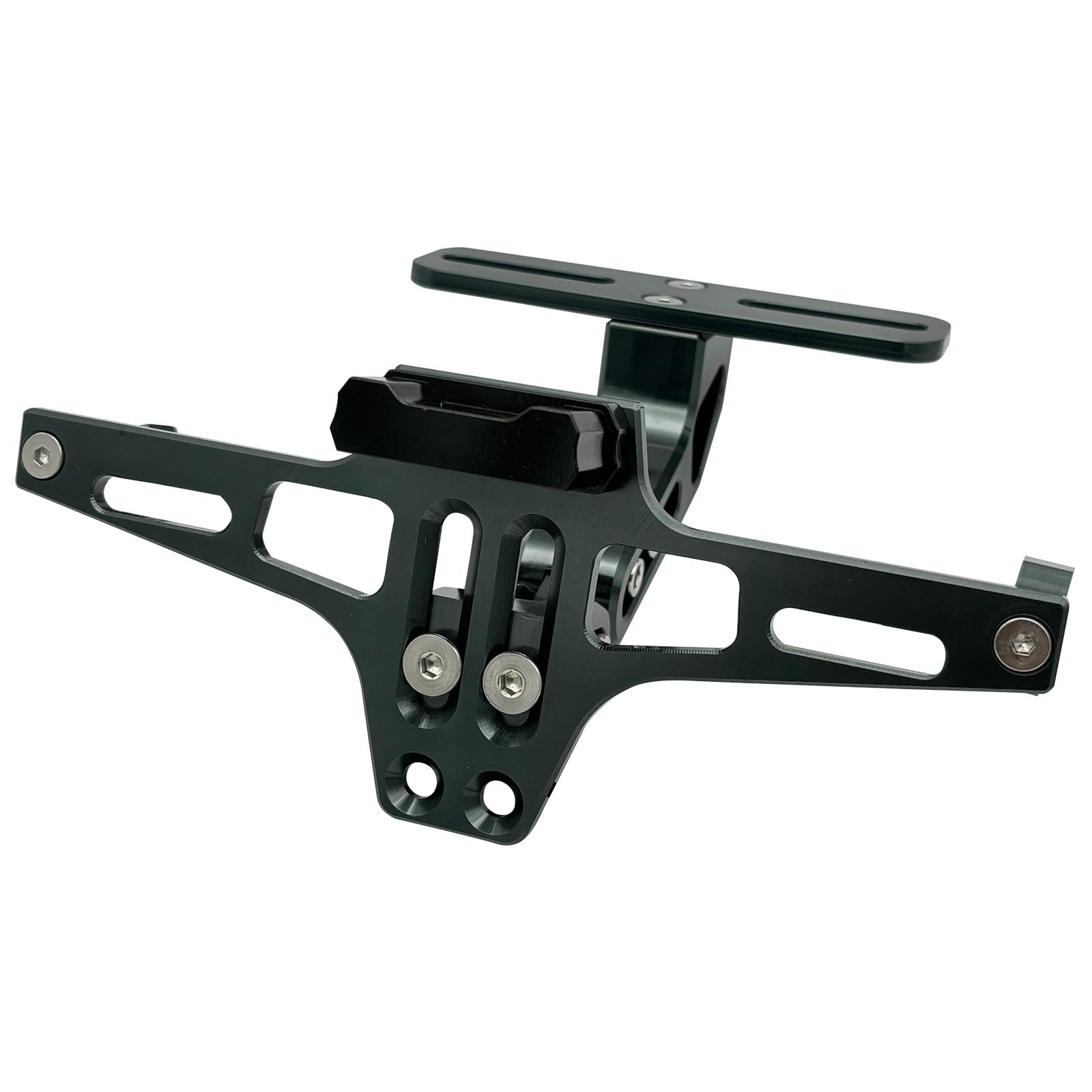 MARUHADO Universal Fender Eliminator Kit with License Plate Bracket, Adjustable Angle, and LED License Plate Light, Custom Aluminum, Titanium Gray
MARUHADO Universal Fender Eliminator Kit with License Plate Bracket, Adjustable Angle, and LED License Plate Light, Custom Aluminum, Titanium Gray