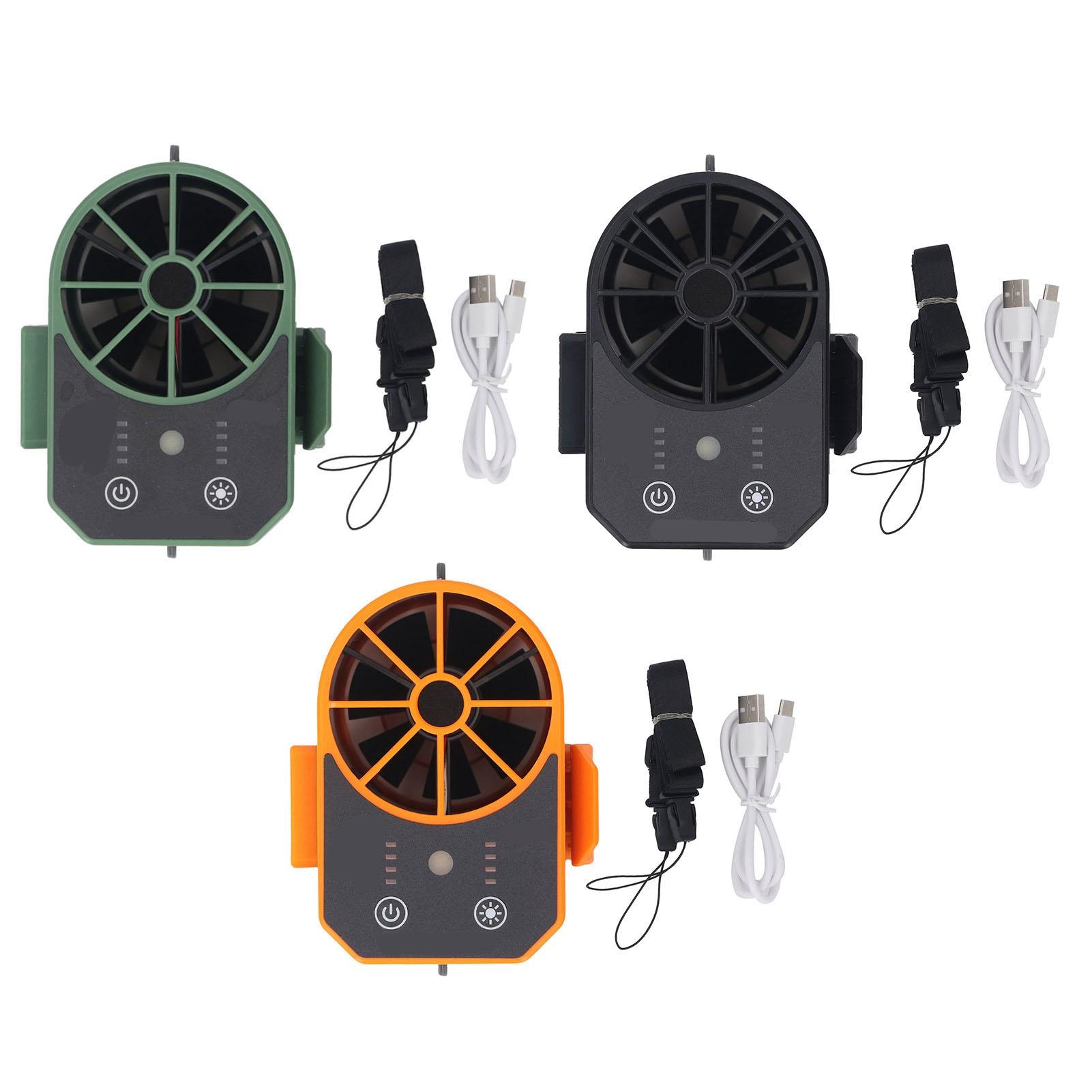 Waist Fan 4 Speed Adjustable USB Rechargeable Portable Belt Fan with LED Light for Outdoor Black 2500mah
Waist Fan 4 Speed Adjustable USB Rechargeable Portable Belt Fan with LED Light for Outdoor Black 2500mah