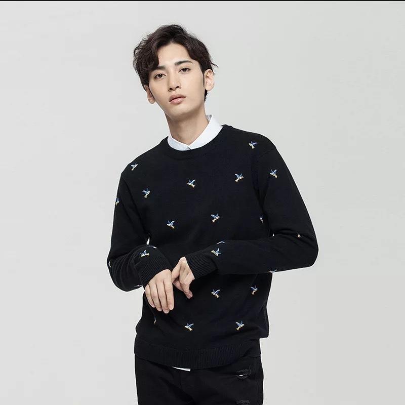 Новая мужская осенняя премиальная нижняя рубашка черный свитер мужской с круглым вырезом приталенный мужской вязаный свитер XXXL
Новая мужская осенняя премиальная нижняя рубашка черный свитер мужской с круглым вырезом приталенный мужской вязаный свитер XXXL