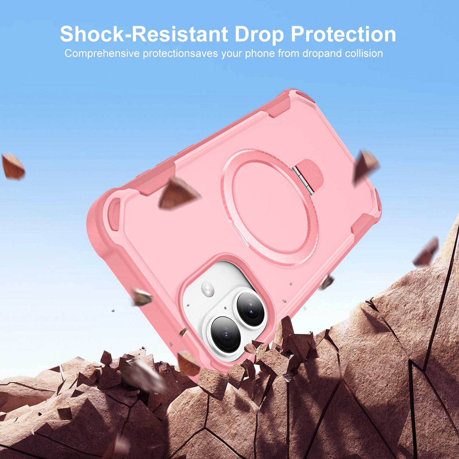 For iPhone 16 Plus Case Compatible with MagSafe Kickstand TPU+PC Shockproof Phone Back Cover Gold
For iPhone 16 Plus Case Compatible with MagSafe Kickstand TPU+PC Shockproof Phone Back Cover Gold