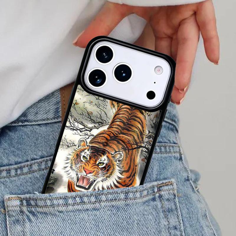 Japanese Tiger soft Phone Case for iPhone 16e 15 14 13 12 17 Pro Max Plus Air 17pro Cover Coque iPhone 12
Japanese Tiger soft Phone Case for iPhone 16e 15 14 13 12 17 Pro Max Plus Air 17pro Cover Coque iPhone 12
