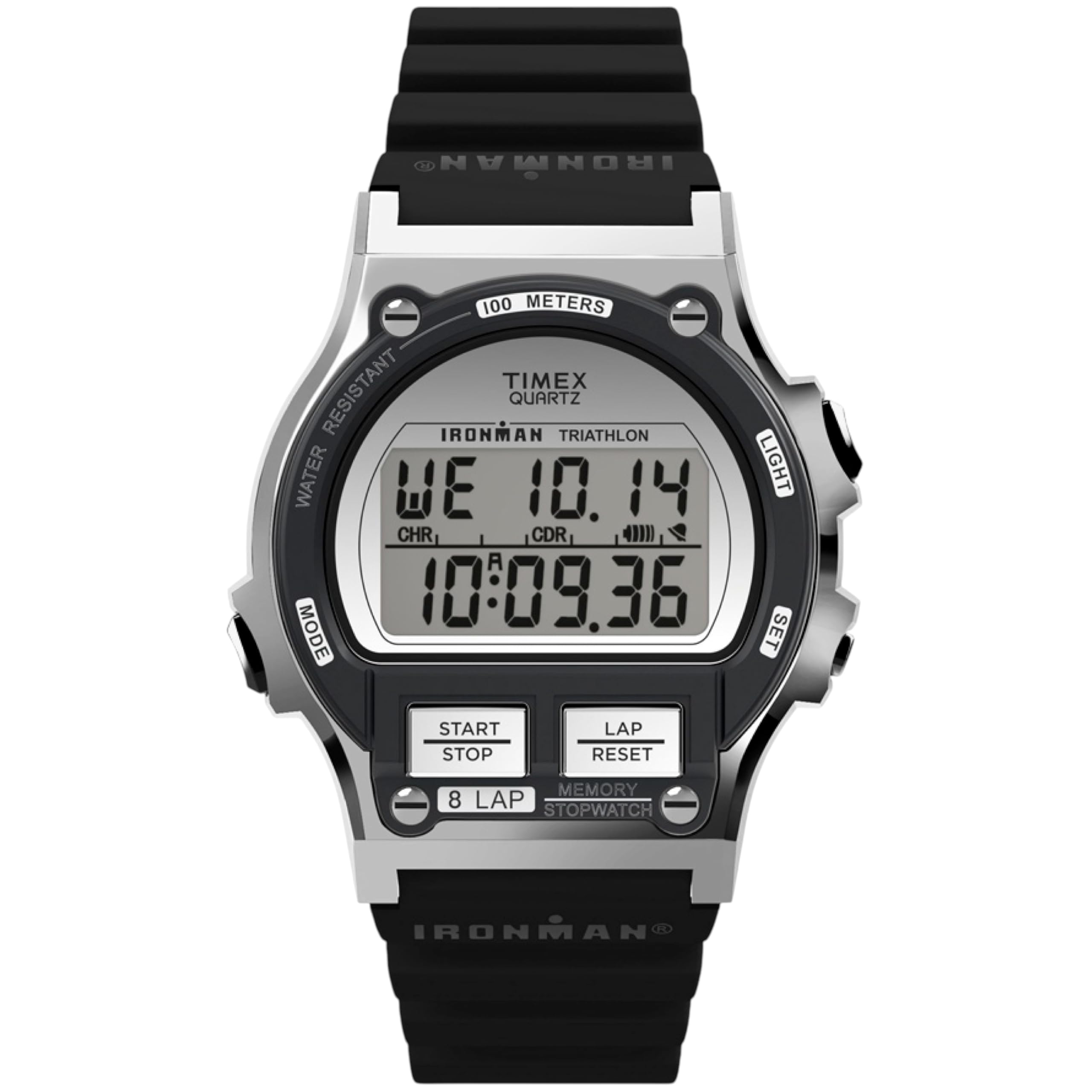 TIMEX Ironman Eight Lap 8 Lap Металевий Кварцовий Годинник TW5M66700 Срібний Цифровий Годинник
TIMEX Ironman Eight Lap 8 Lap Металевий Кварцовий Годинник TW5M66700 Срібний Цифровий Годинник