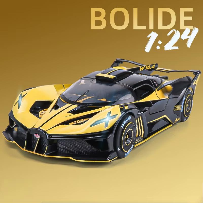 1:24 Bugatti Bolide Alloy Sport Car Model Diecast Metal Toy Racing Vehicles Sound And Light Toy Collection Gift For Childrens no box жовтий
1:24 Bugatti Bolide Alloy Sport Car Model Diecast Metal Toy Racing Vehicles Sound And Light Toy Collection Gift For Childrens no box жовтий