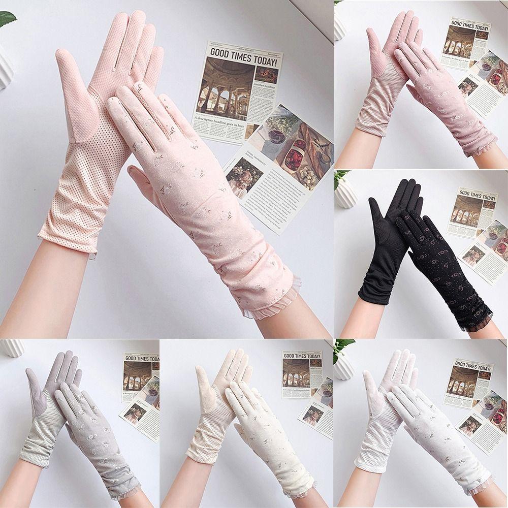 Cotton Outdoor Breathable Mid-length Sunscreen Gloves Riding Driving Gloves Mittens Women Gloves
Cotton Outdoor Breathable Mid-length Sunscreen Gloves Riding Driving Gloves Mittens Women Gloves