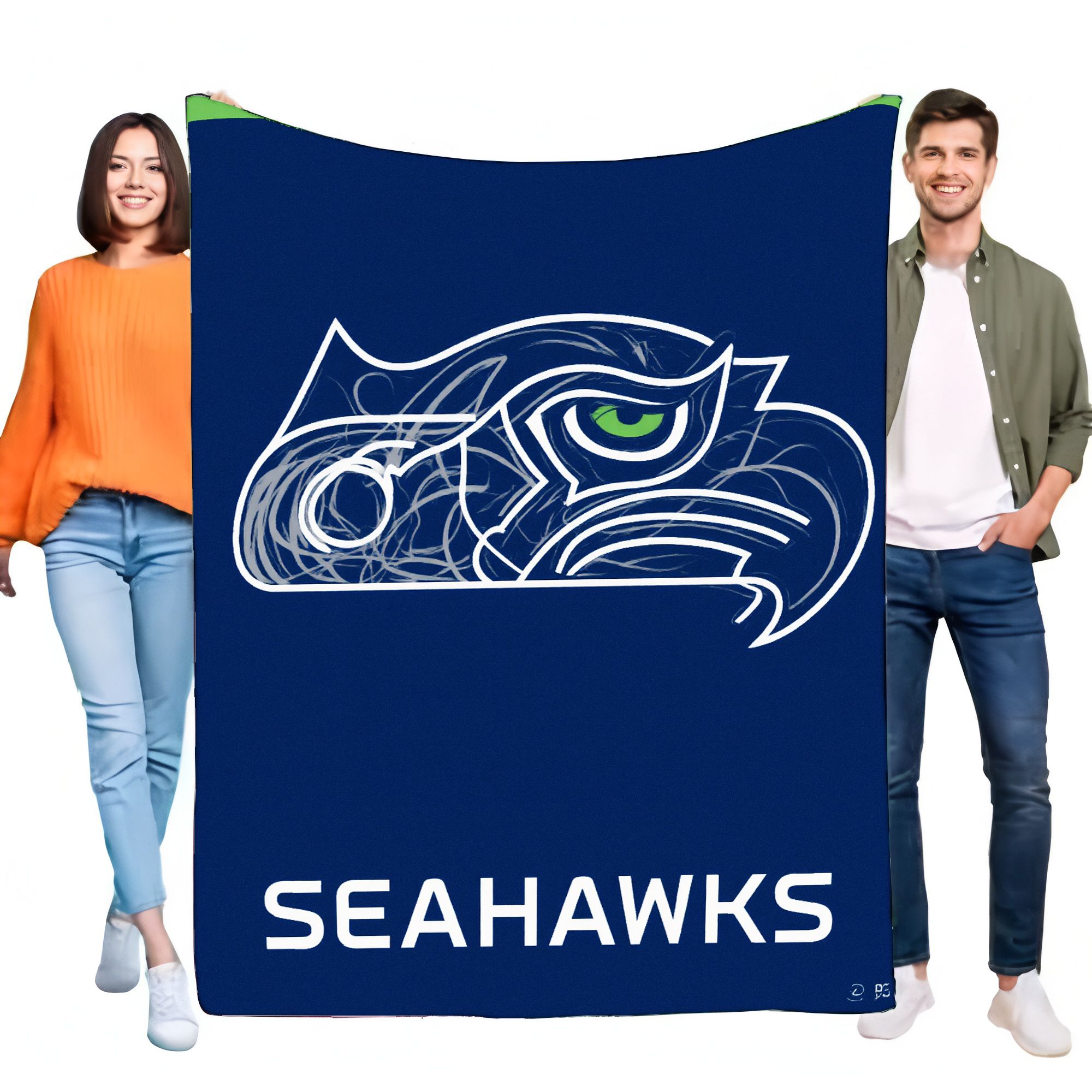 Seattle Seahawks Logo Blanket Soft Fleece Throw Large Size Blue Comforter Sports Fan Gift for NFL Enthusiasts Light Weight Cozy 100x150cm
Seattle Seahawks Logo Blanket Soft Fleece Throw Large Size Blue Comforter Sports Fan Gift for NFL Enthusiasts Light Weight Cozy 100x150cm