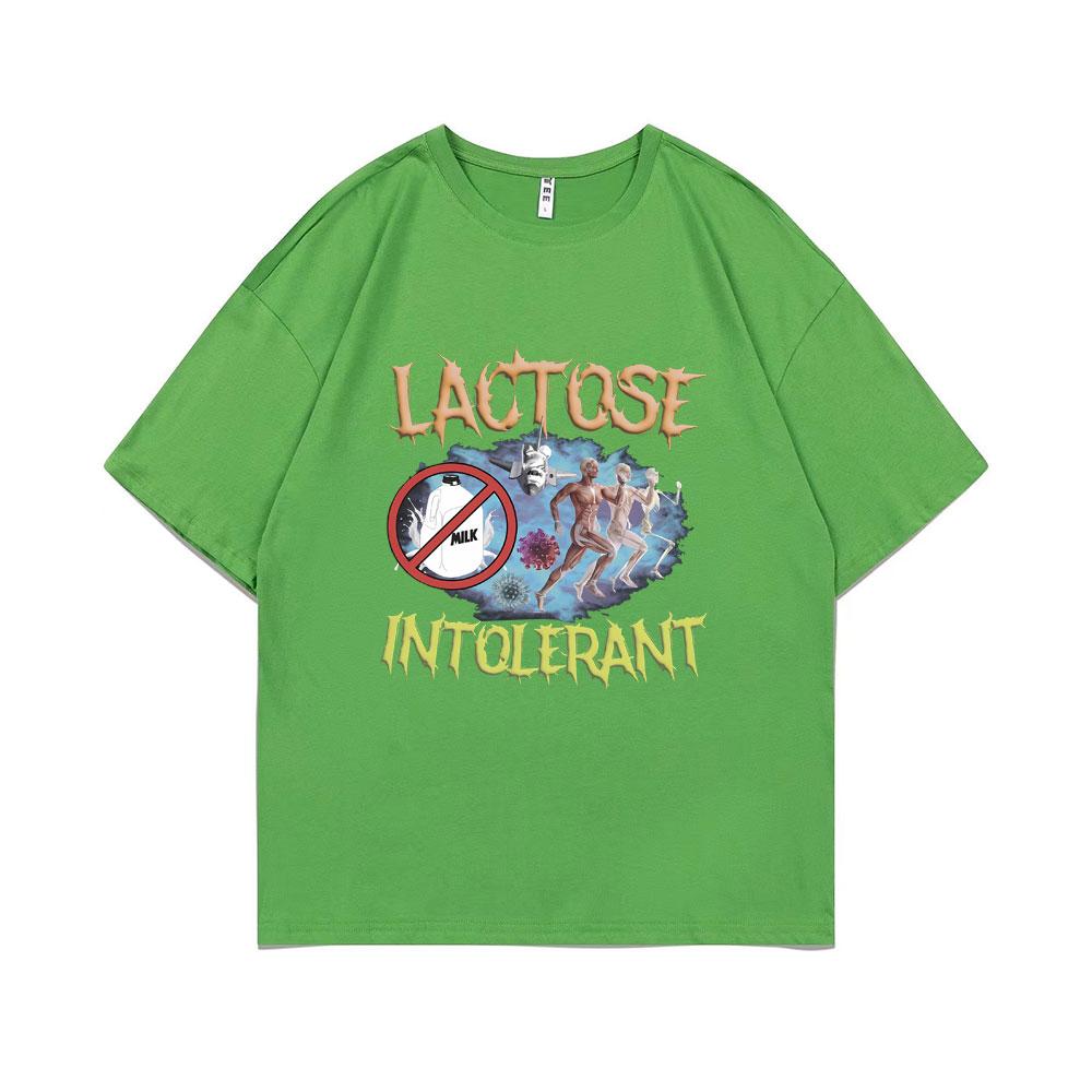 Lactose Intolerant Graphic Print Tshirt Unisexs Funny Meme Tshirts Unisex Womens Casual Oversized T Shirts Male Loose Vintage Shirt 4XL
Lactose Intolerant Graphic Print Tshirt Unisexs Funny Meme Tshirts Unisex Womens Casual Oversized T Shirts Male Loose Vintage Shirt 4XL