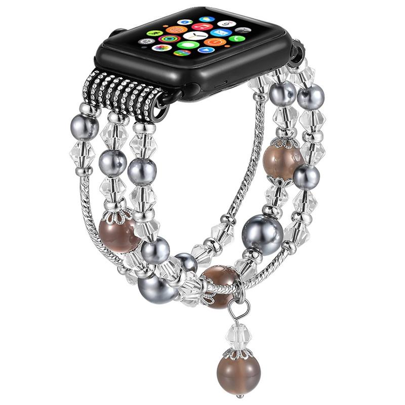 Agate Beads Pearl Watch Bracelet Strap for Apple Watch Series 10 42mm/9 8 7 41mm/SE (2023) SE (2022) SE 6 5 4 40mm/3 2 1 38mm Pink
Agate Beads Pearl Watch Bracelet Strap for Apple Watch Series 10 42mm/9 8 7 41mm/SE (2023) SE (2022) SE 6 5 4 40mm/3 2 1 38mm Pink