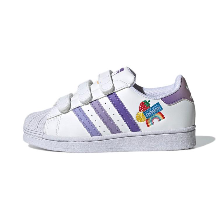Adidas Originals SUPERSTAR CF Low top Kids Skateboarding Shoes White Purple Children Aged 3 7 Years Old GY3314 33.5
Adidas Originals SUPERSTAR CF Low top Kids Skateboarding Shoes White Purple Children Aged 3 7 Years Old GY3314 33.5