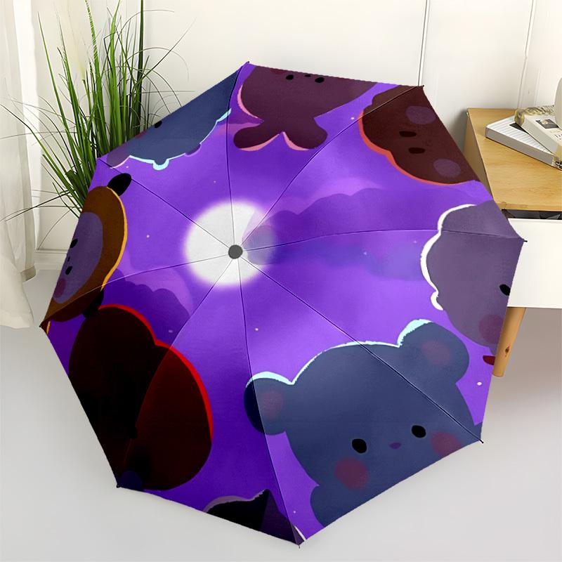 1pc BT21 Characters Automatic Folding Umbrella - Compact 8-Rib Design, Durable Plastic & Iron, Perfect Gift for Friends & Family, yy250923067
1pc BT21 Characters Automatic Folding Umbrella - Compact 8-Rib Design, Durable Plastic & Iron, Perfect Gift for Friends & Family, yy250923067